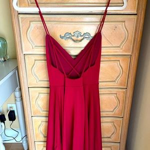 Kimchi blue short red dress
